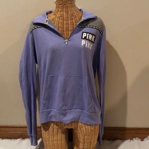 Pink Victoria’s Secret purple quarter zip